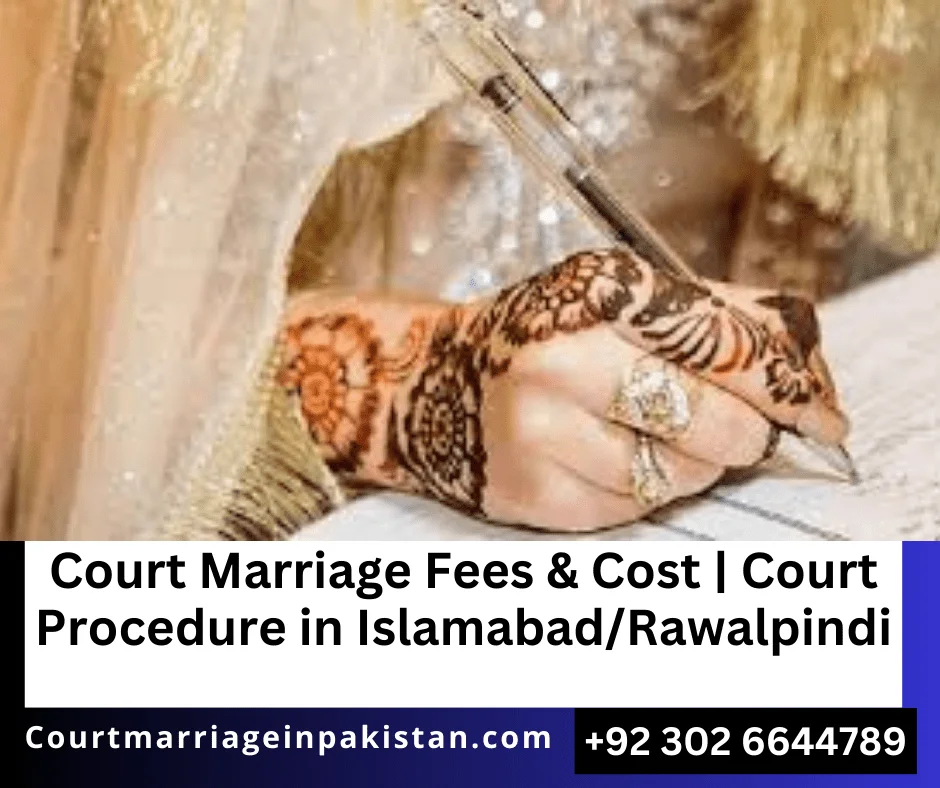 Court Marriage Fees