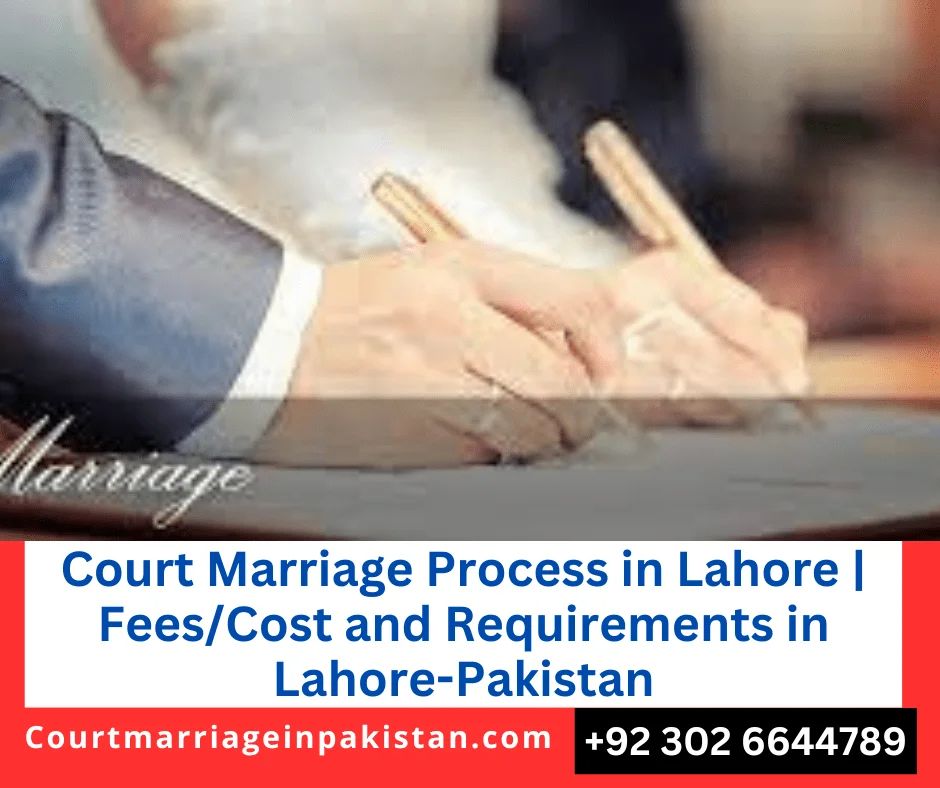 Court Marriage Fees/Cost