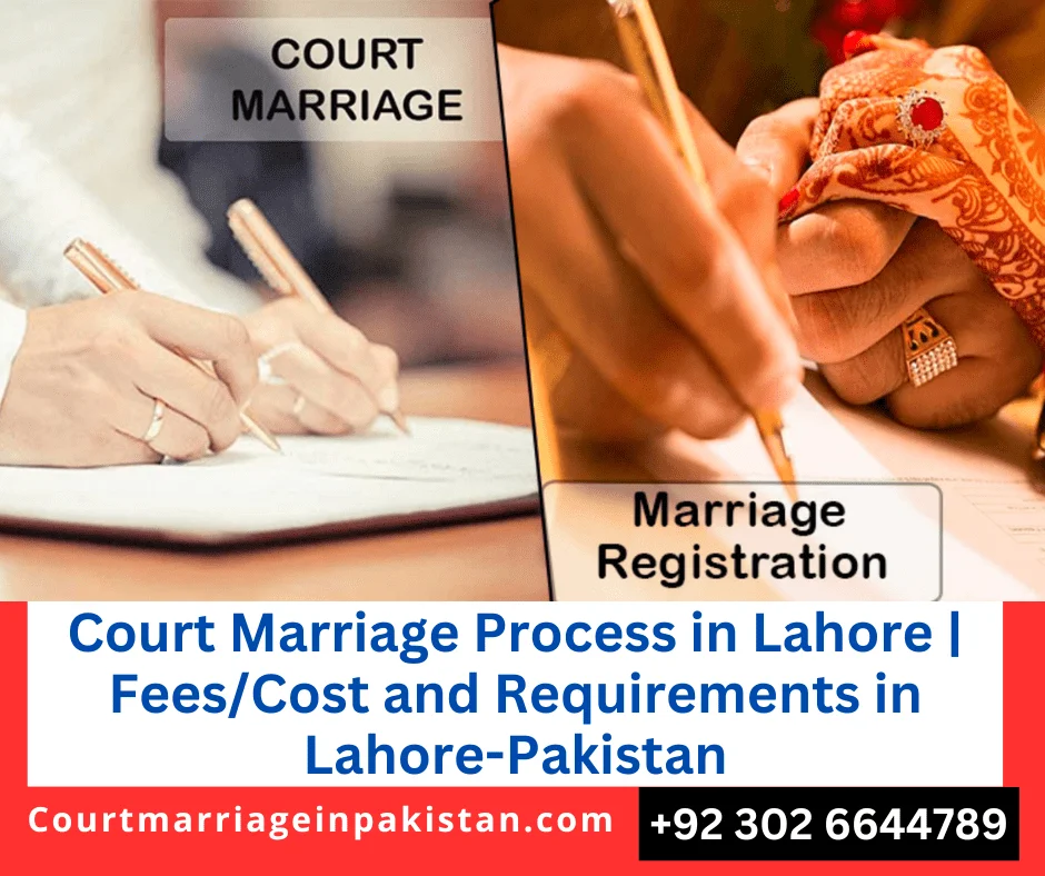 Court Marriage Fees/Cost and Requirements